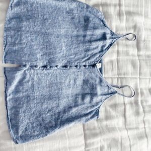 denim float tank top!